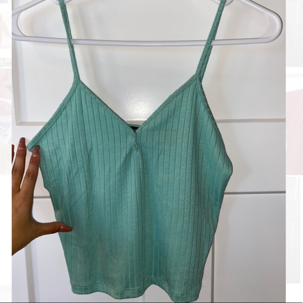 Light turquoise tank top